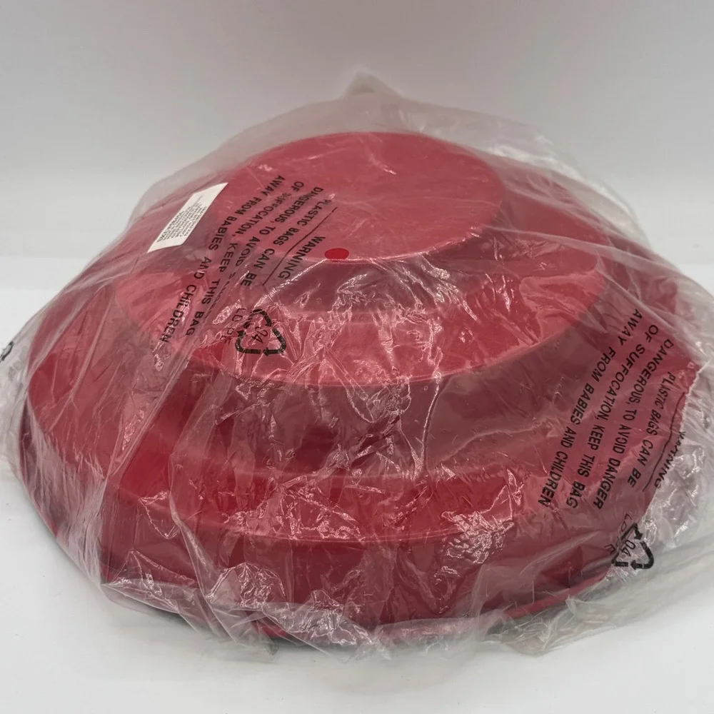 Prime Way Companies Three-Tier Cake Mold Non-Stick Steel Red 10.5 Inch Pan